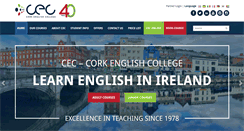 Desktop Screenshot of corkenglishcollege.ie