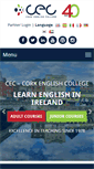 Mobile Screenshot of corkenglishcollege.ie